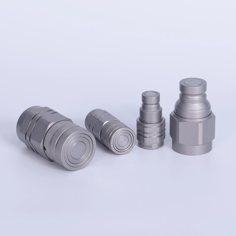 flat hydraulic couplers