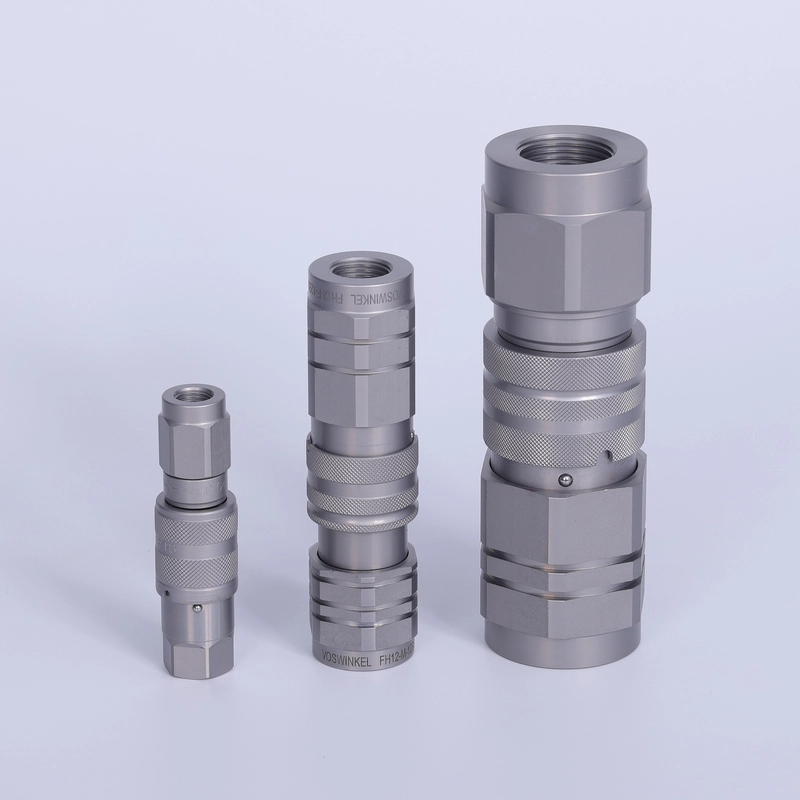 flush face hydraulic couplers