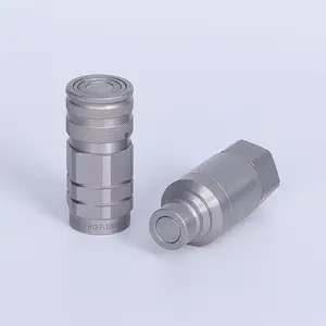 FU ISO 16028 Series Connect Under Pressure Flat Face Hydraulic Couplers