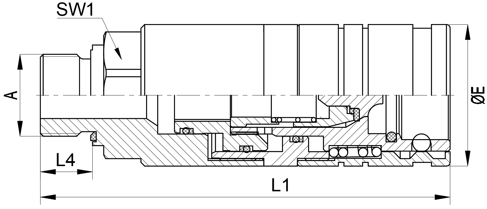 Parameters of PPK3 ISO 7241-1A Series Poppet Coupler