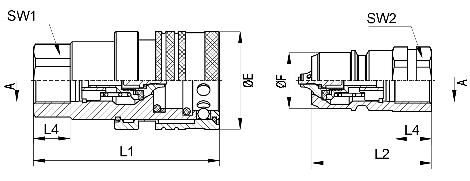 Structure of PTK Series Decompression Valve